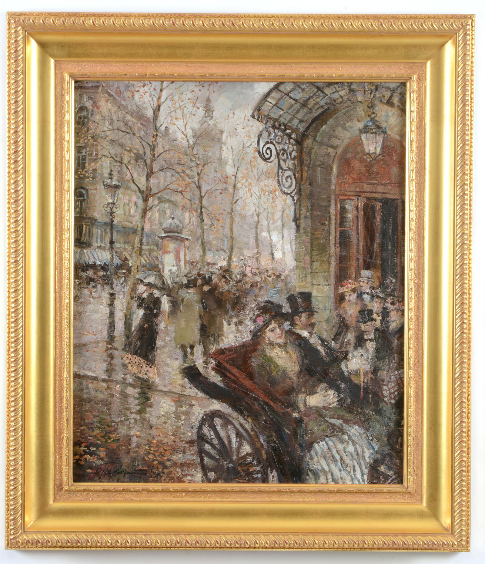 Vladimir Pervuninsky. Russian. "To the Opera". City (1 of 7)