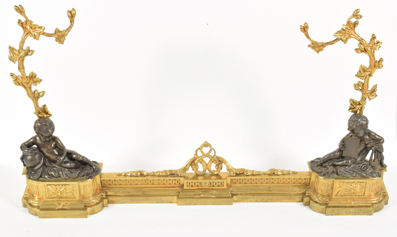 Fine Continental bronze and gilded fender (1 of 7)