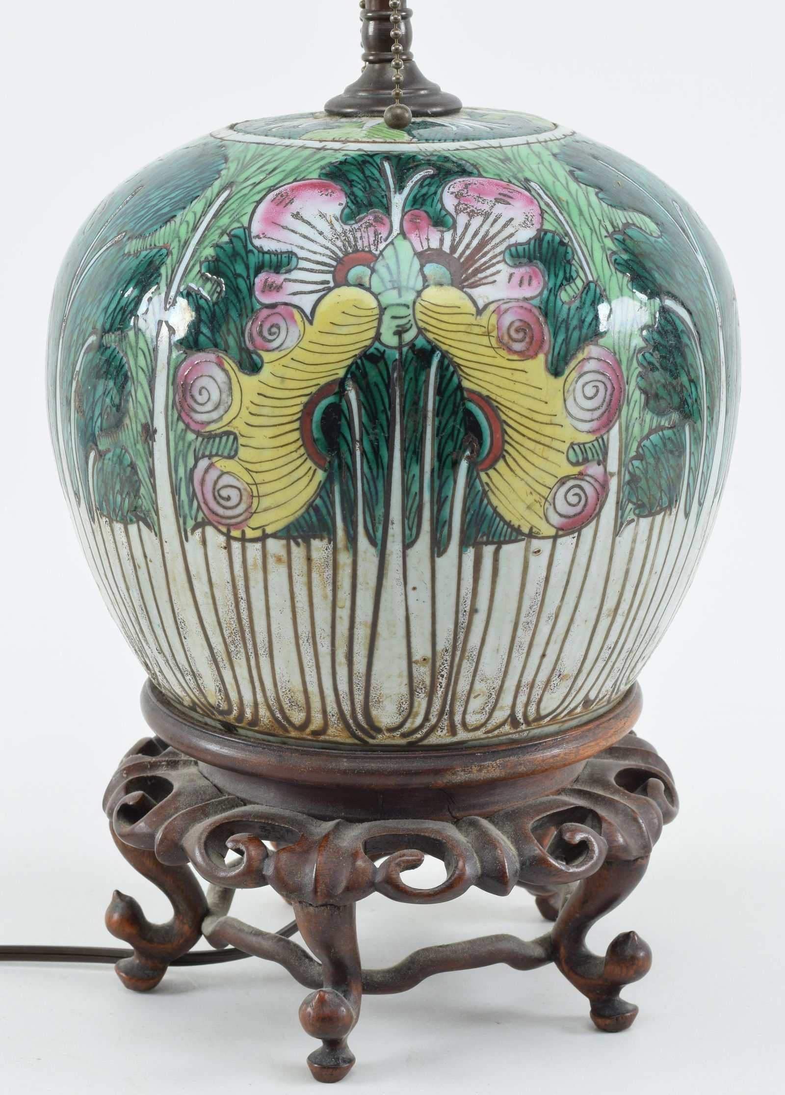 Porcelain jar. China. 19th century. "Cabbage and (1 of 10)