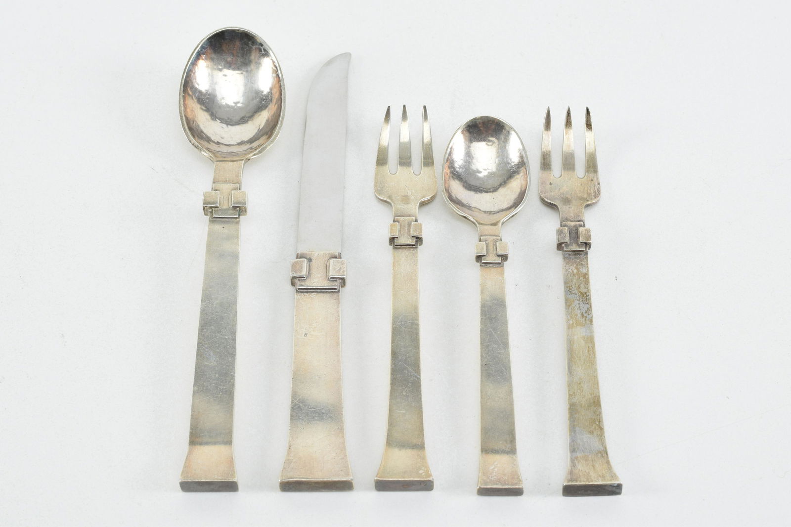 Antonio Pineda. Mexico. Sterling silver five piece (1 of 6)