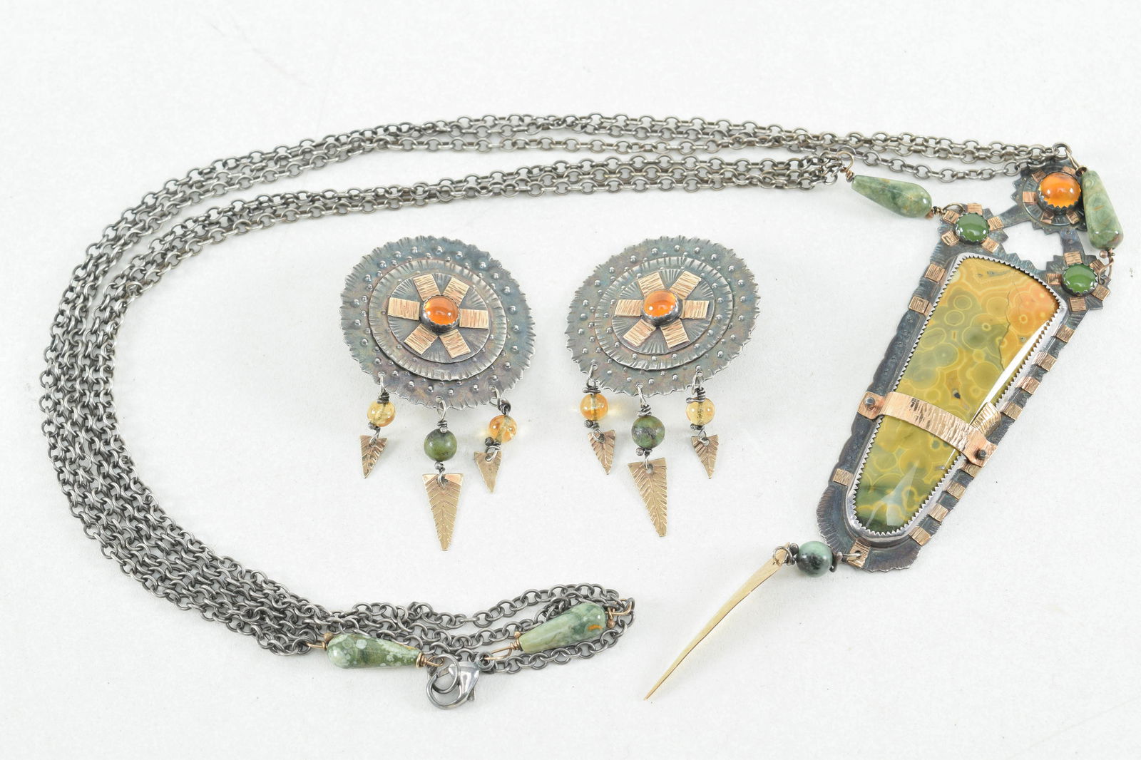 Julie Shaw sterling silver, 14K and 18K gold demi (1 of 9)