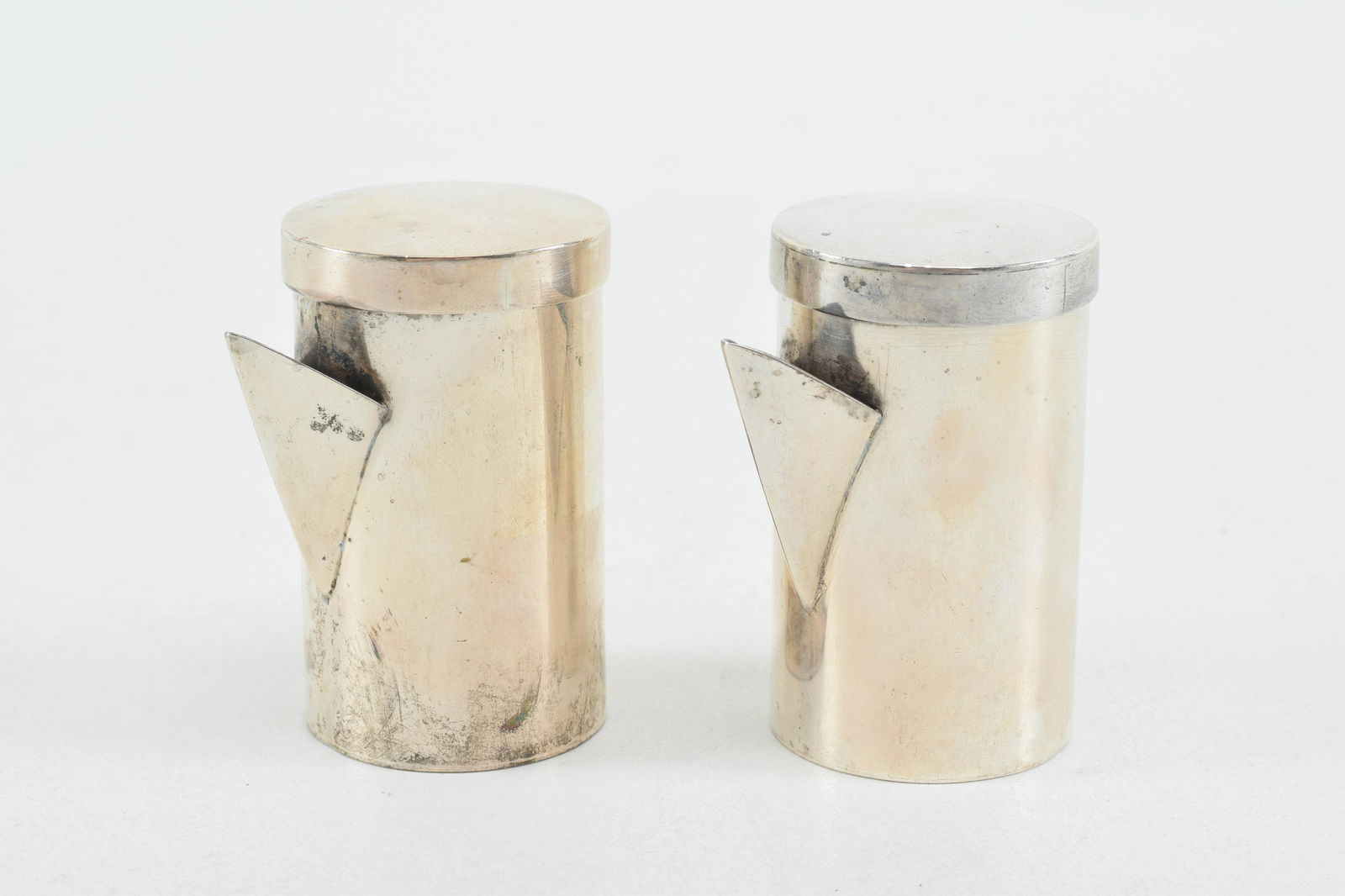 Pair of Antonio Pineda sterling silver Mexico Moderne (1 of 7)