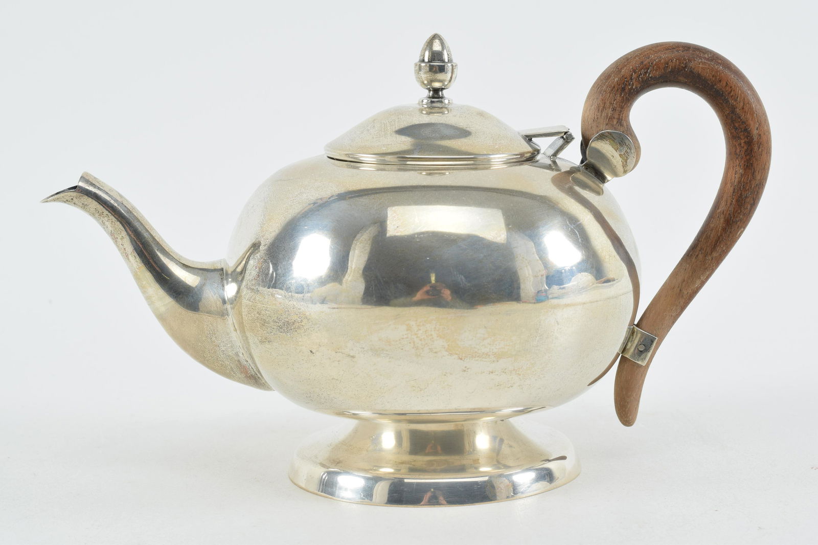 Mexico. Sterling silver teapot. Marked with hallmark- (1 of 7)