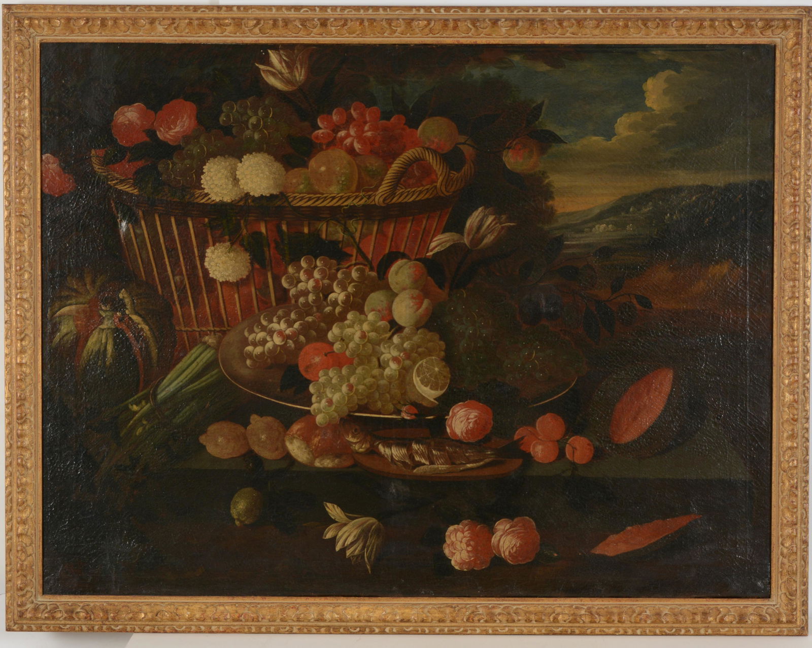 Large 18th century Italian old master still life (1 of 19)
