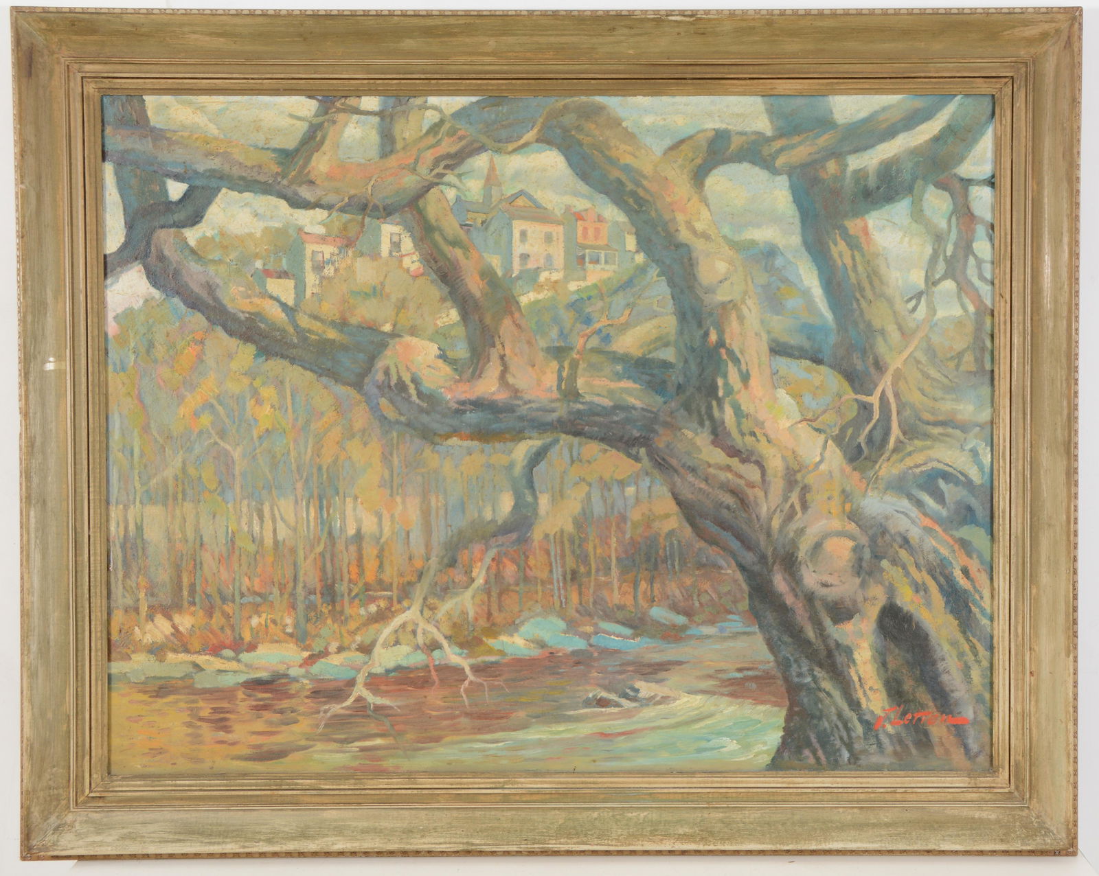 Joseph Letven. American. Large New Hope School style (1 of 8)