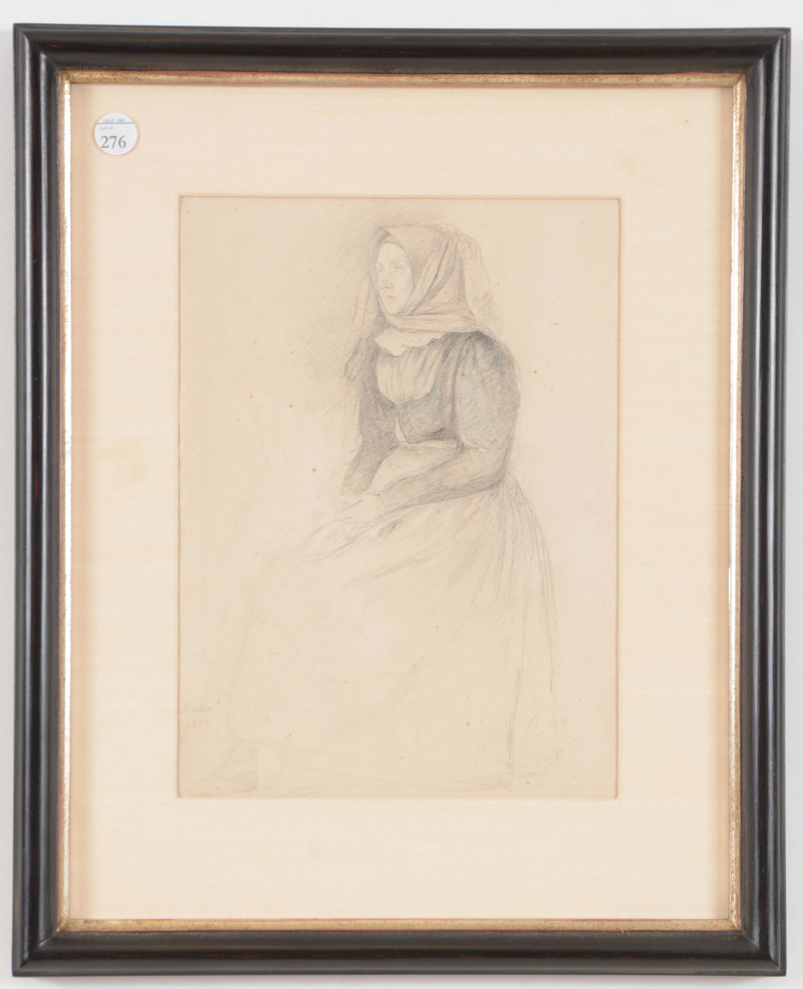 Johann Michael Neder. Austrian. 1855. Pencil drawing on (1 of 6)