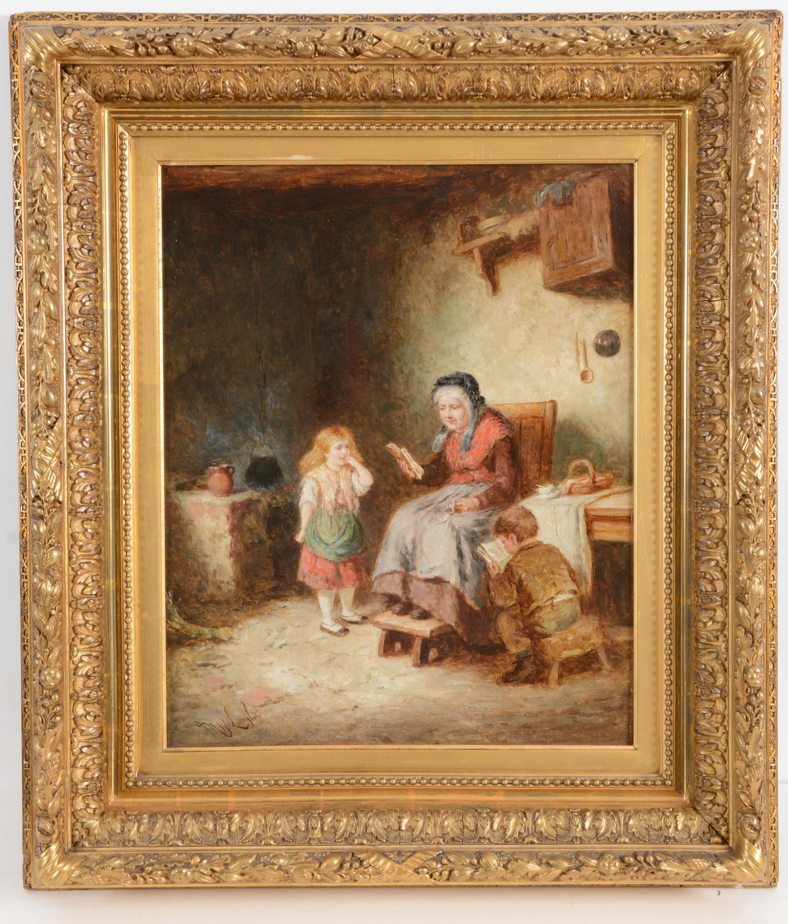 Mark William Langlois. England. Interior genre scene (1 of 7)