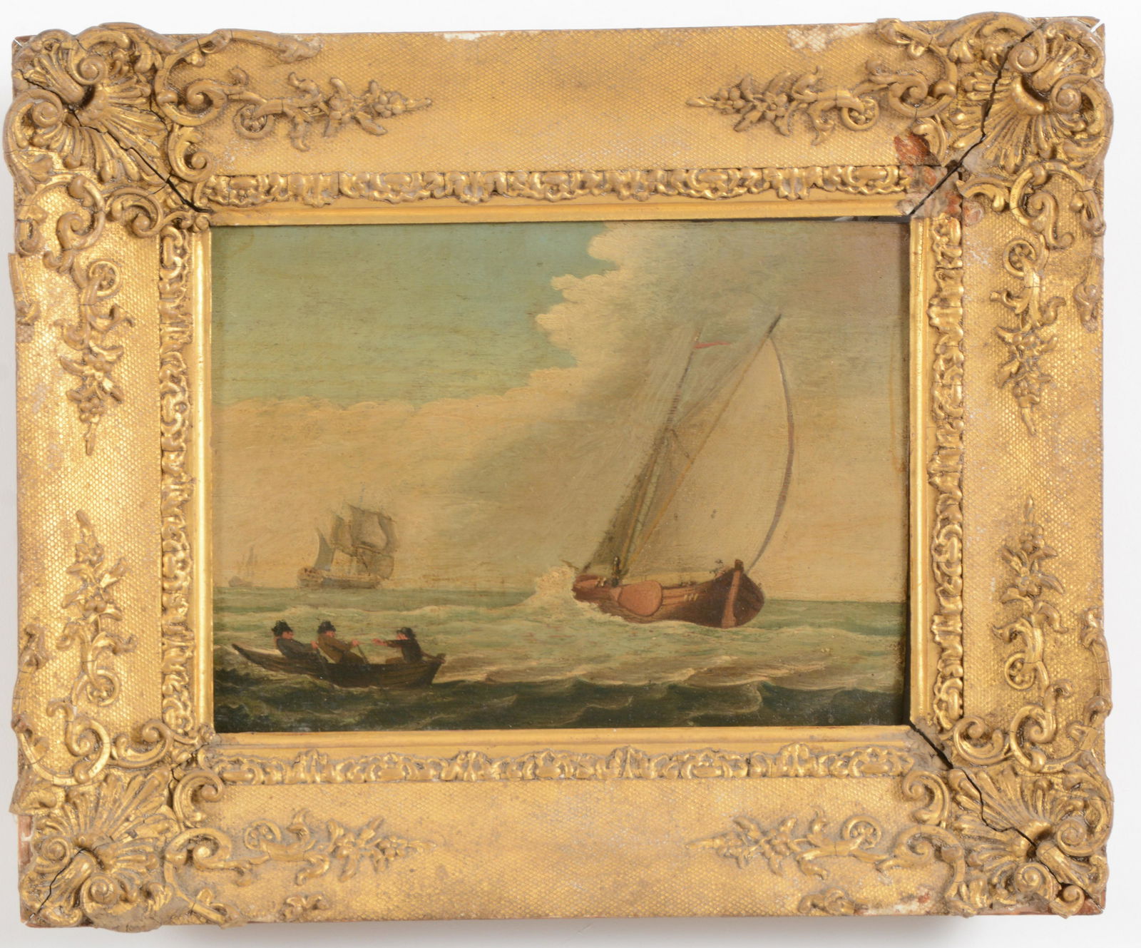 Early 19th century marine seascape in the manner of (1 of 5)