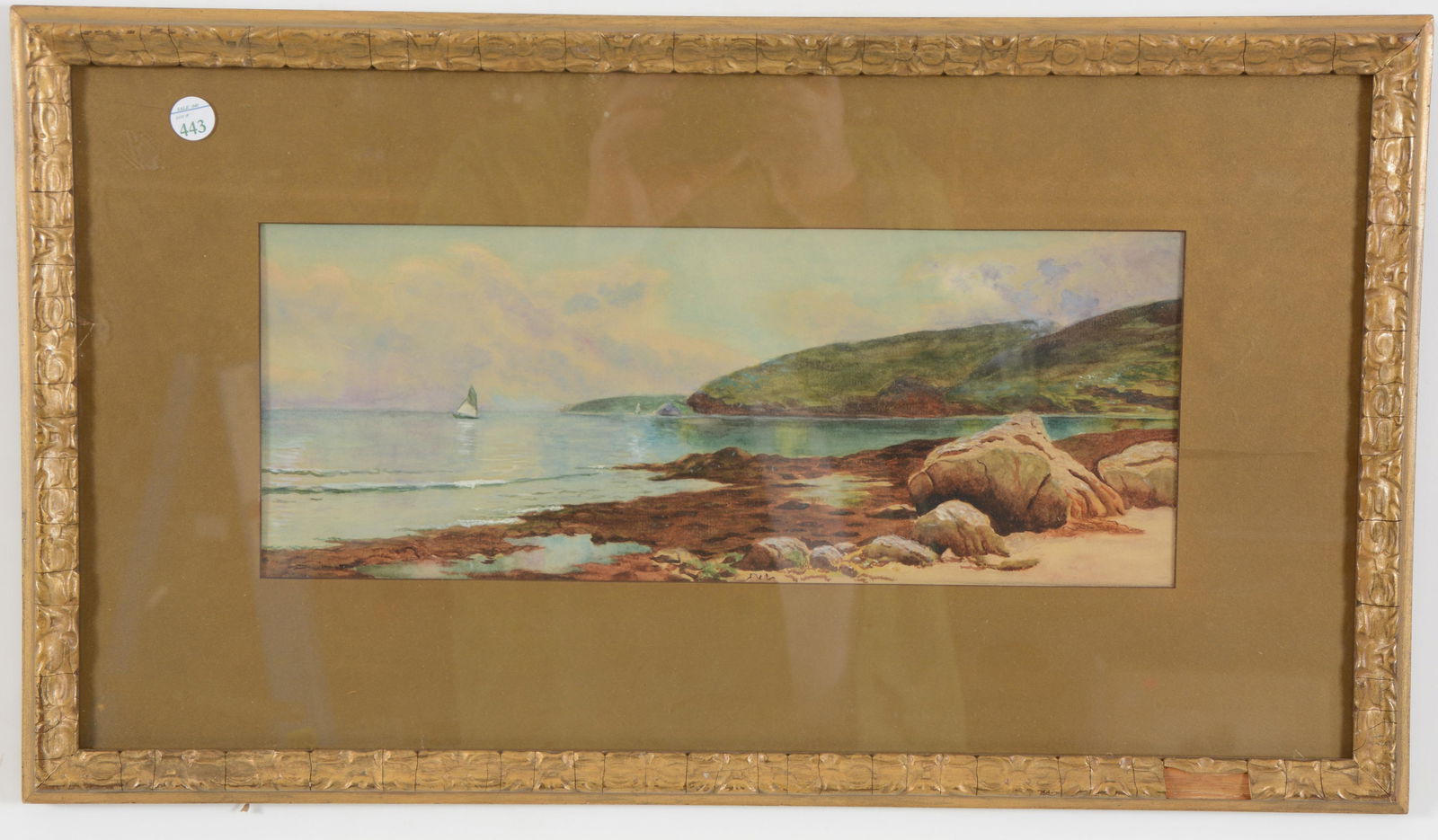 Attributed Alfred Britcher. American. Coastal landscape (1 of 6)