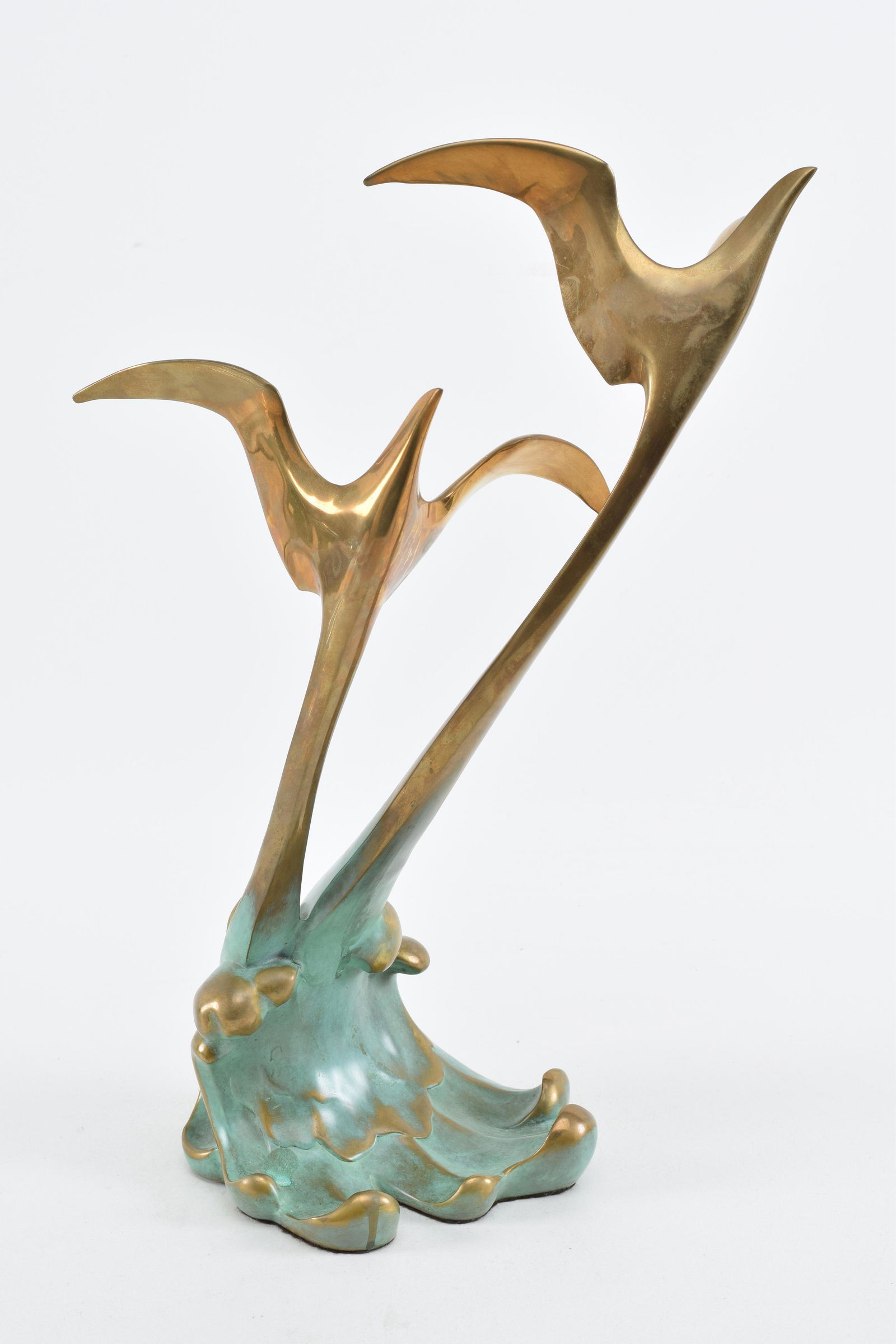 Norman Boyles. Bronze sculpture of soaring birds (1 of 7)