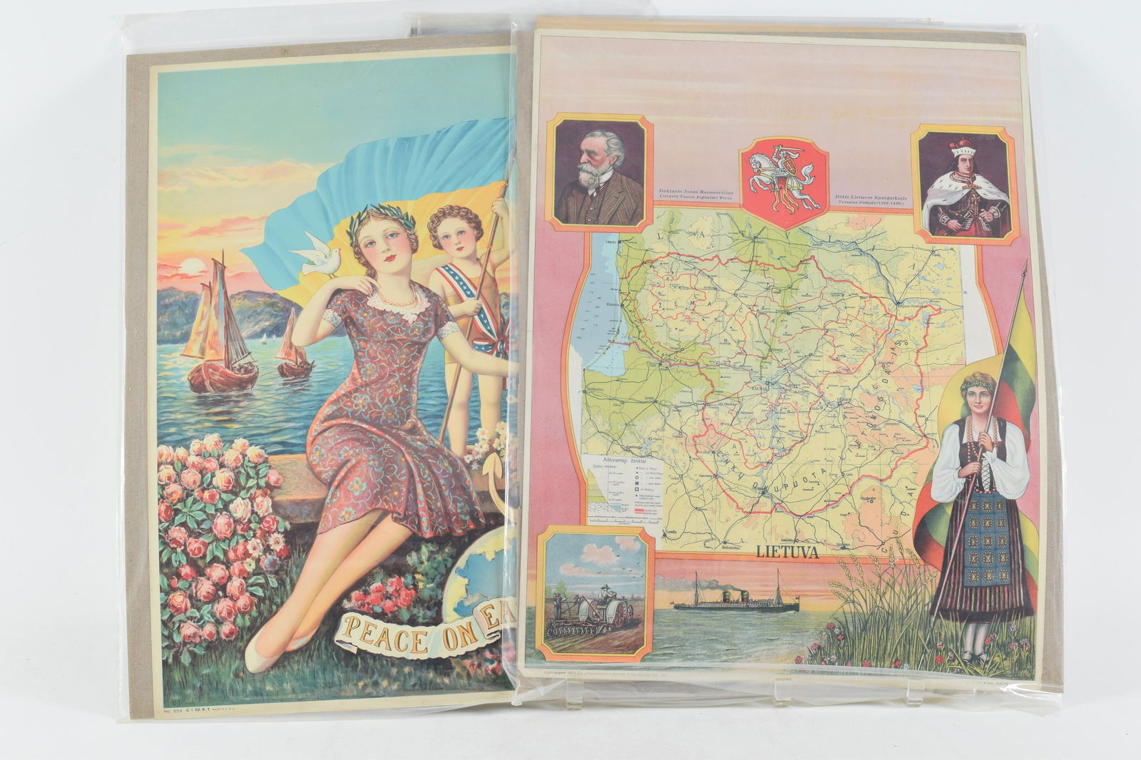 10 Early 20th century Lithuanian and Polish lithograph (1 of 9)