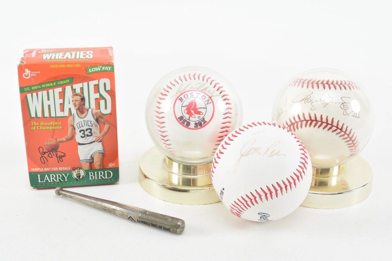 Boston Red Sox and Celtics sports autograph lot. (1 of 9)