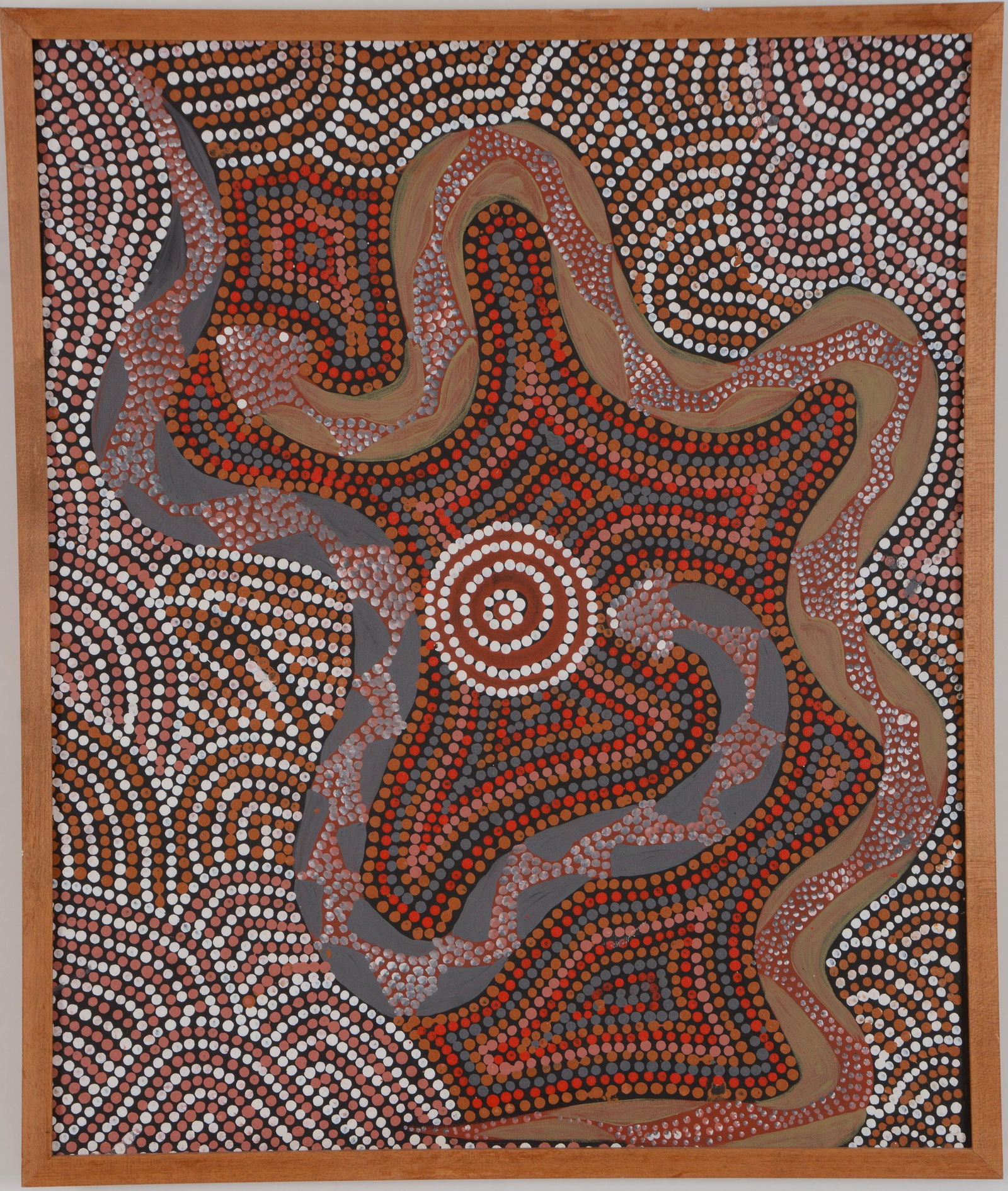 Pansy Napangardi. Aboriginal/Australian. "Wana Dreaming (1 of 9)