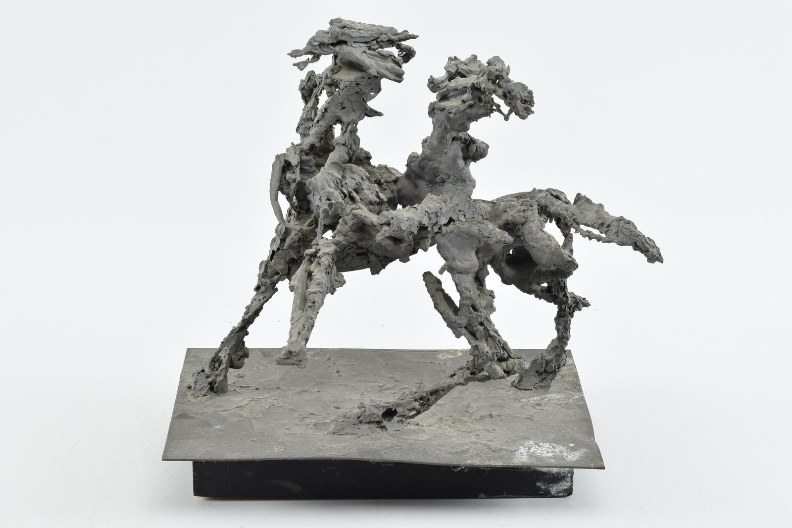 Attributed to Calvin Albert. Abstract metal sculpture (1 of 8)