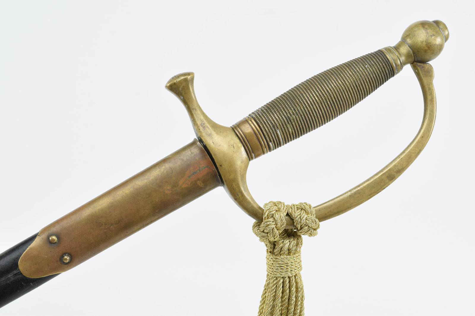 Ames 1864 Civil War musician's sword with brass and (1 of 12)