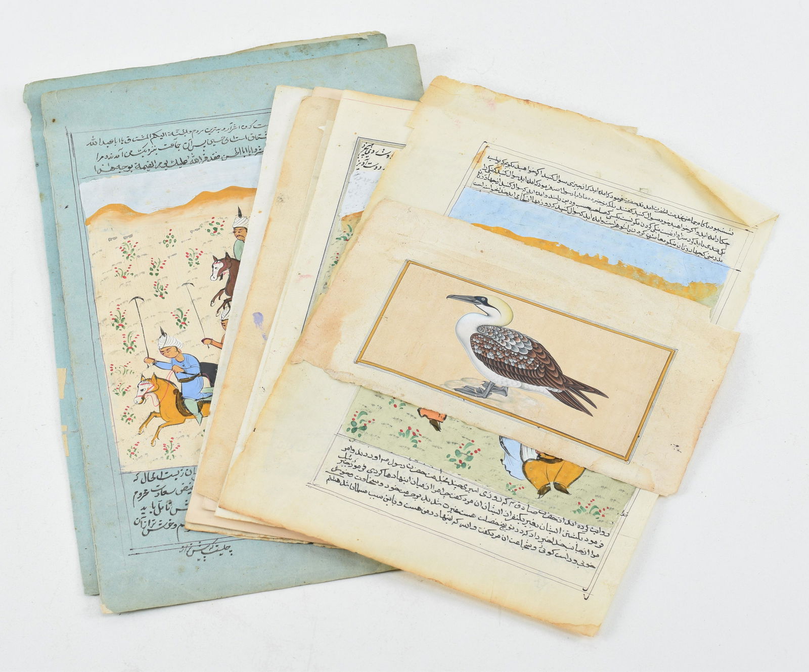 Large assortment of loose leaf Indo-Persian manuscript (1 of 8)