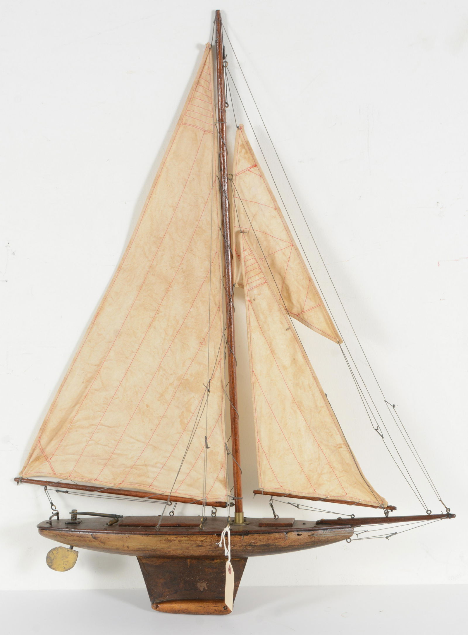 Early 20th century pond boat. Sailing yacht design. (1 of 8)