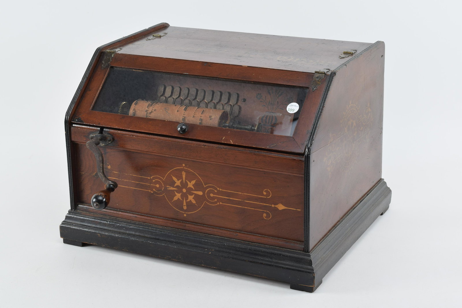 Concert Roller Organ. 19th/20th century. Decorated (1 of 9)