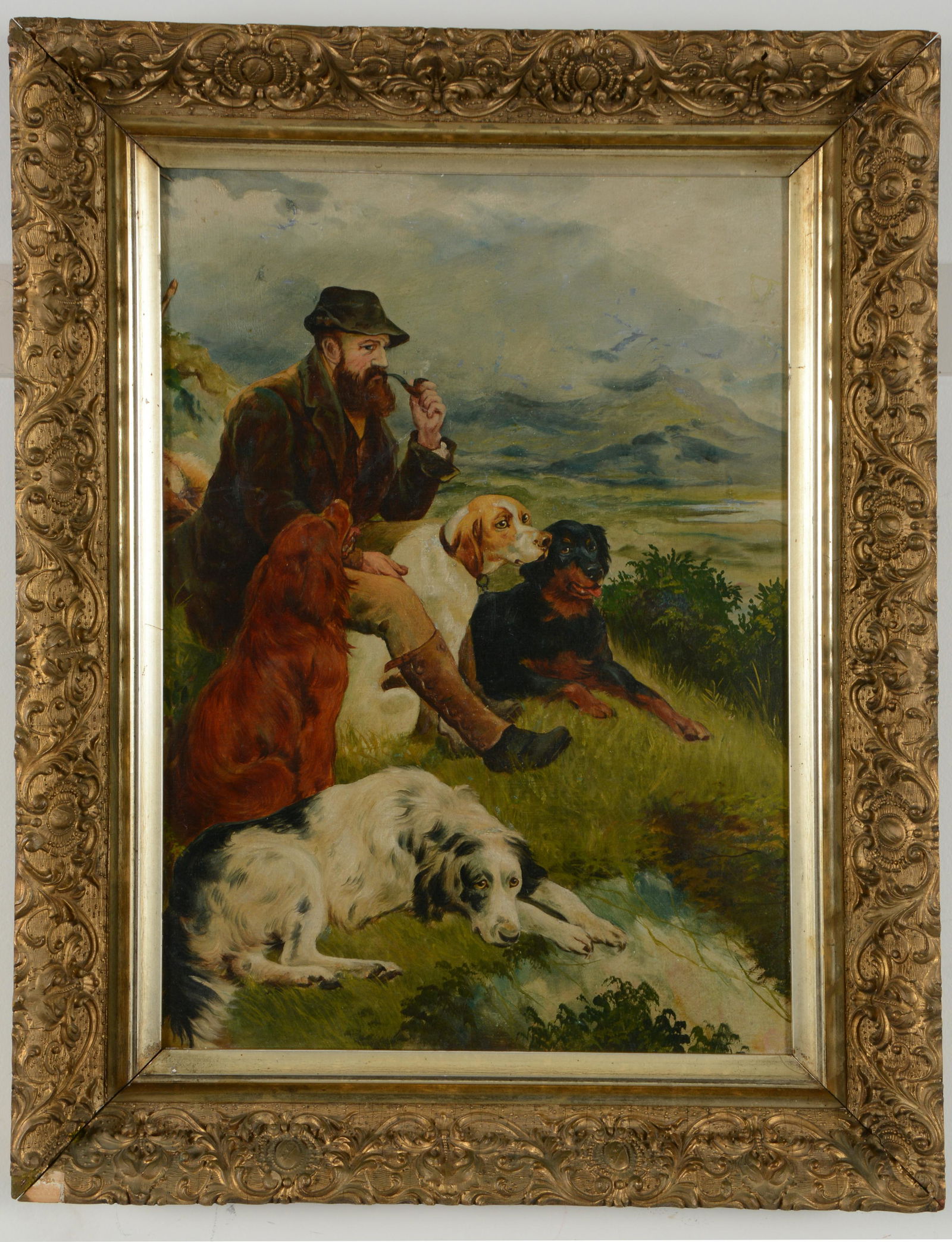 19th/20th century Continental school painting of Alpine (1 of 6)