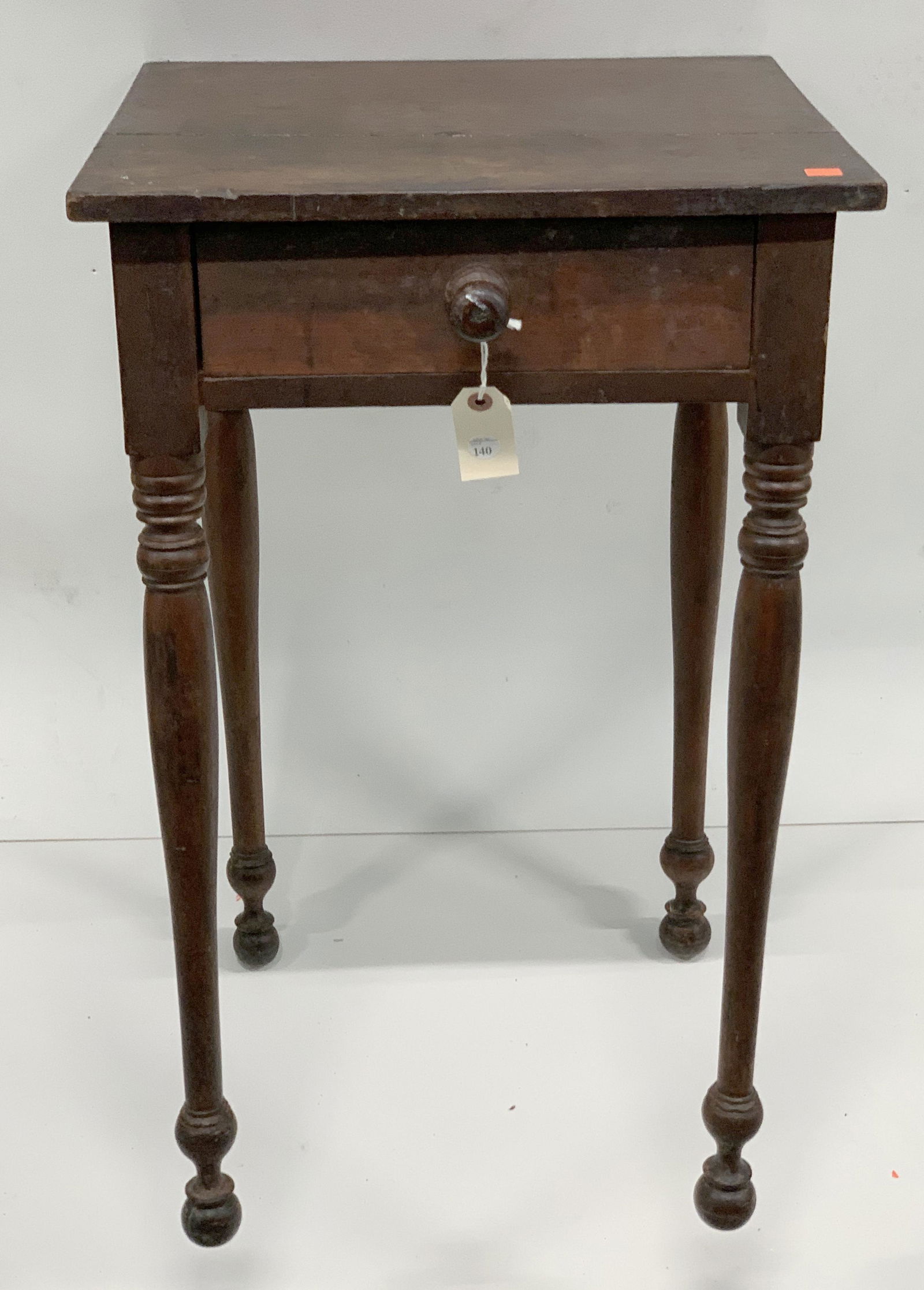 Sheraton maple one drawer worktable with single drawer (1 of 3)