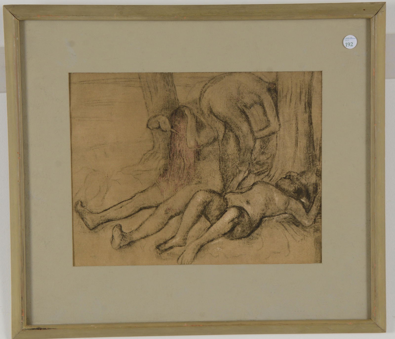 Print after Edgar Degas. Women bathing. Seal stamp (1 of 7)