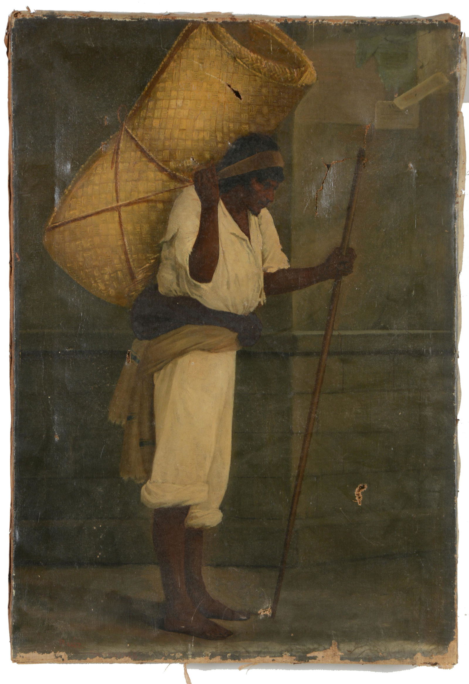 Ruiz. Central/South American painting portrait of a (1 of 8)