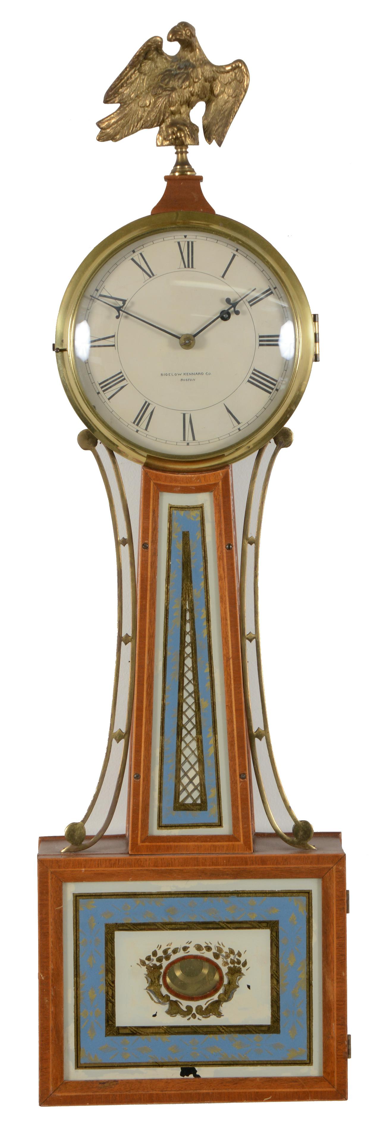 Fine reproduction Willard patent banjo clock by Bigelow (1 of 8)