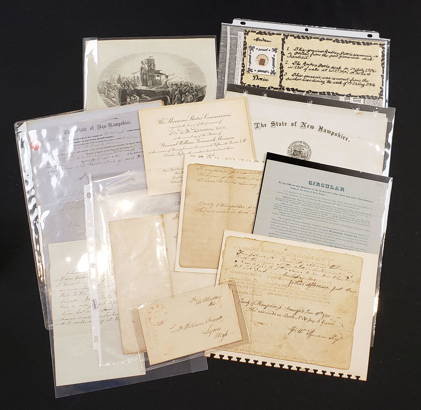 19th Century Ephemera, including Civil War General (1 of 18)