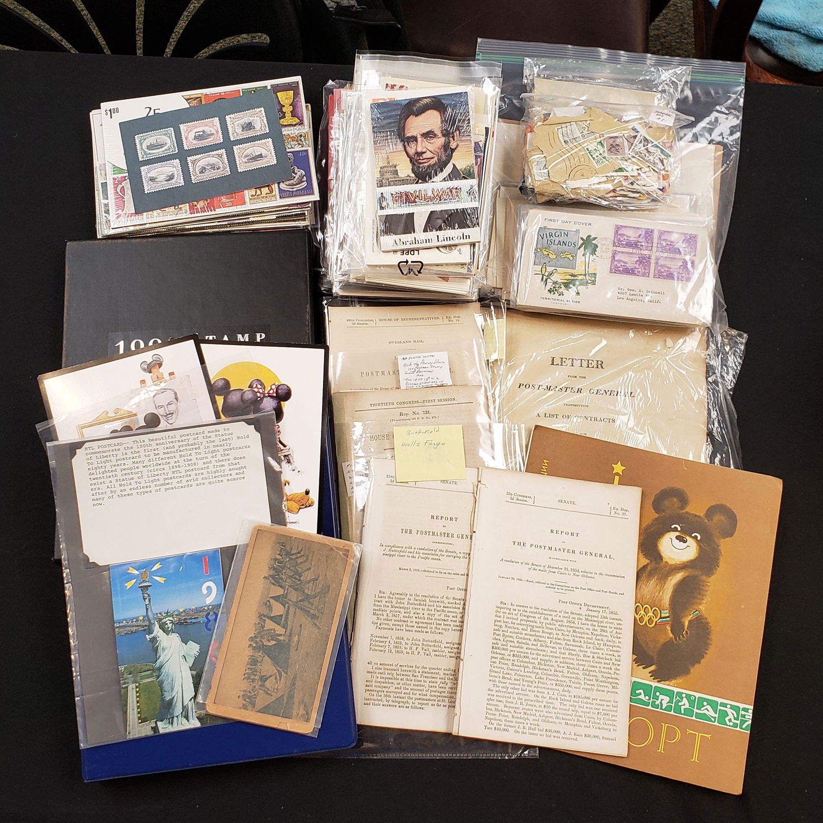 Stamps and Postal History Collection, featuring "Letter (1 of 10)