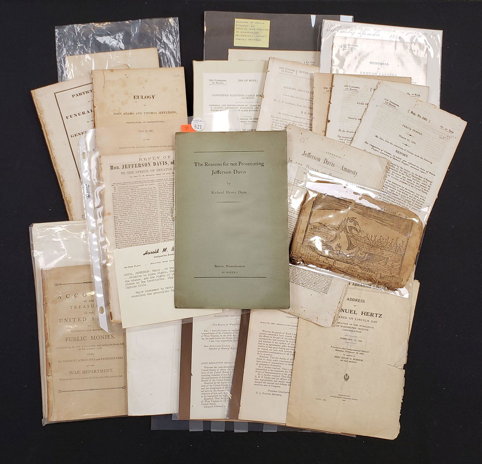 Jefferson Davis, President Johnson 19th Century (1 of 8)