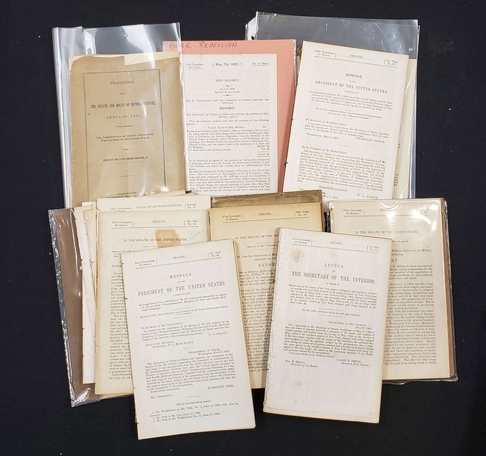 19th Century US Political Pamphlets. 25 pamphlets (1 of 13)