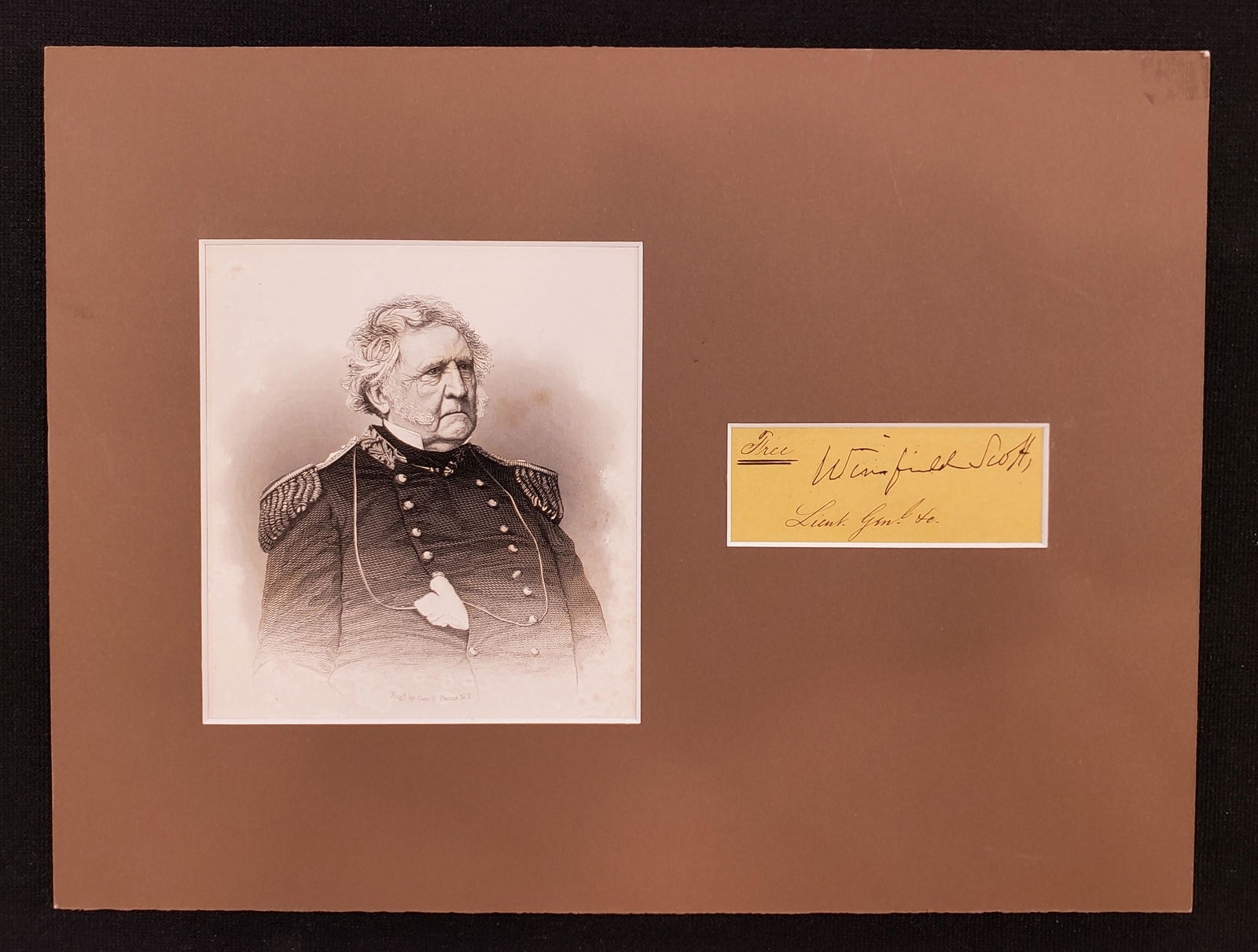 General Winfield Scott Autograph Signature. Period free (1 of 5)