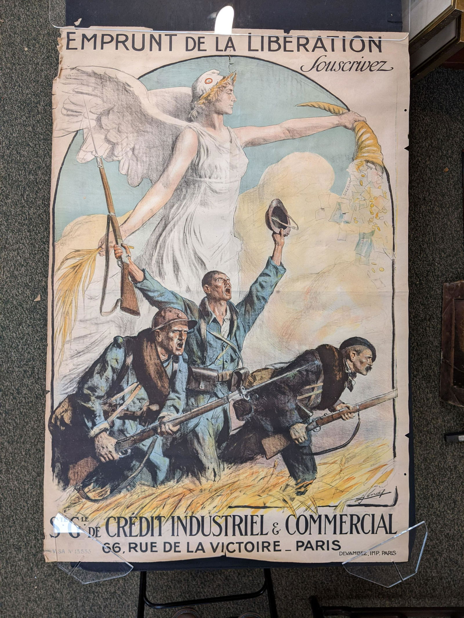 Collection of original WWI French posters (1 of 7)