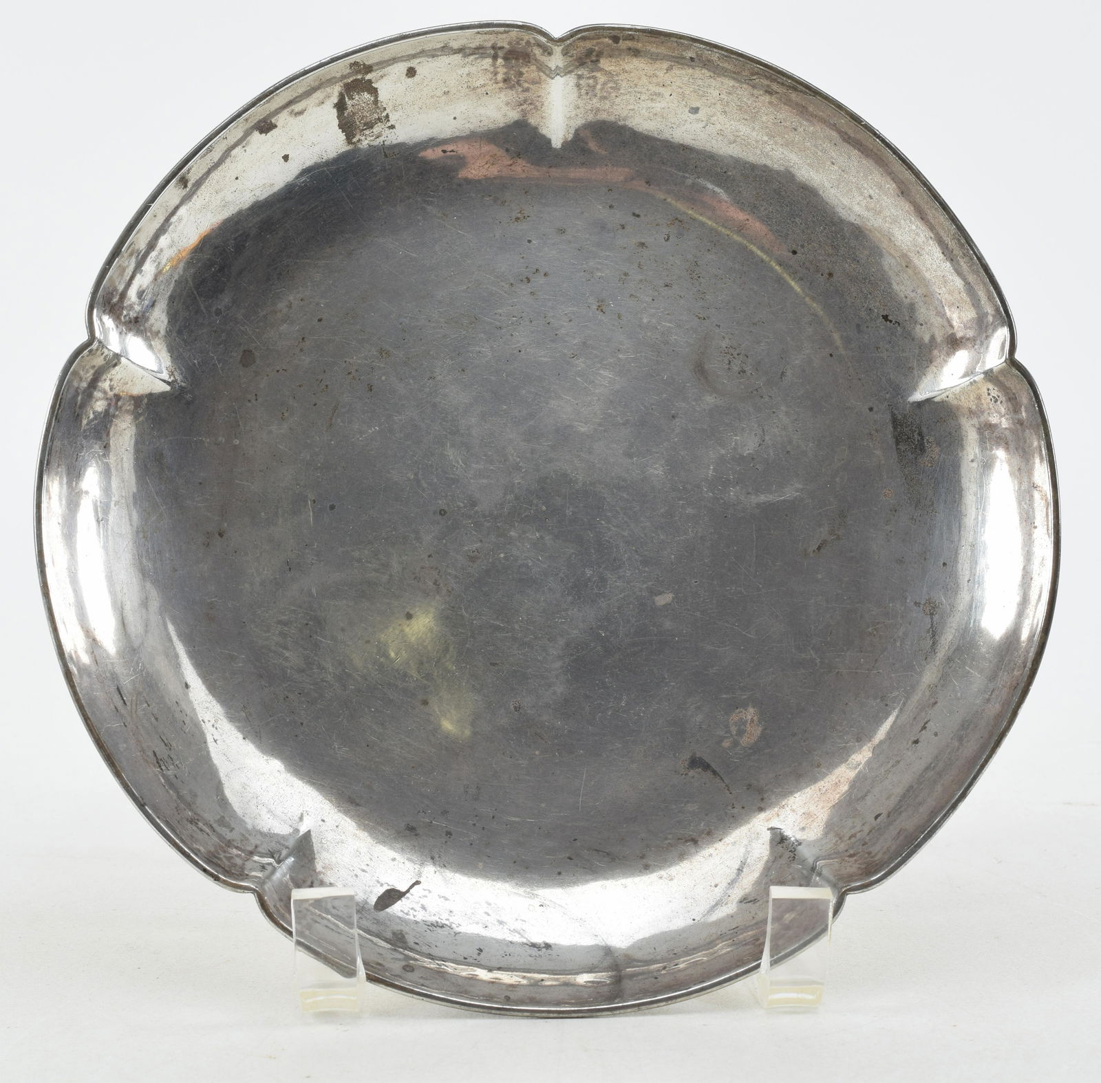 Kalo Shops sterling silver arts and crafts 5 sided lobed dish. Chicago and New York. 7.5in wide. 7.9 (1 of 6)