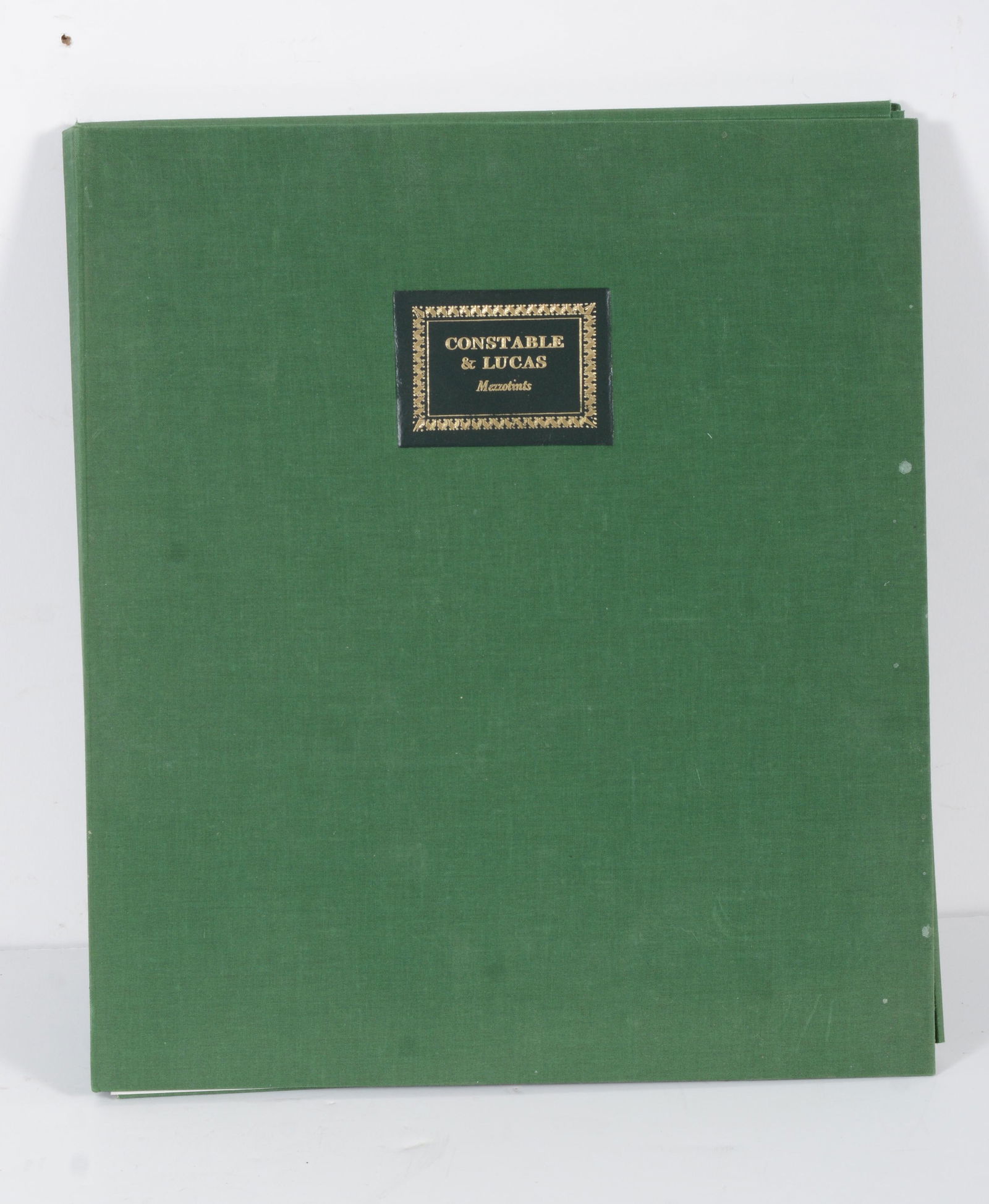 John Constable and David Lucas mezzotints. Published by the Tate Gallery in 1993. Portfolio contains: John Constable and David Lucas mezzotints. Published by the Tate Gallery in 1993. Portfolio contains 5 plates. Overall size of portfolio: 15.5 x 13.5in.
