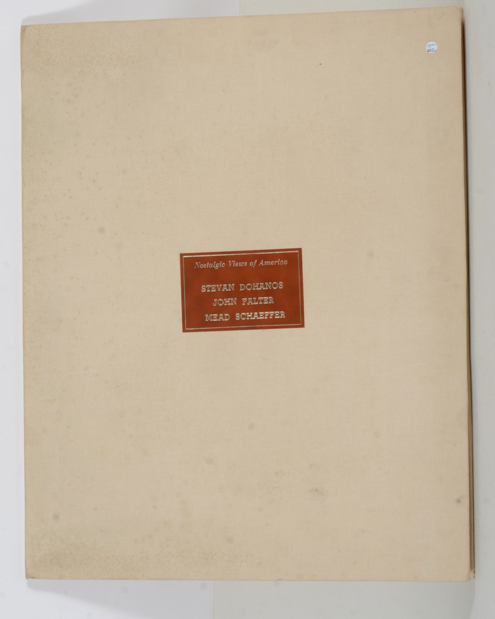 "A Nostalgic View of America" folio of 6 signed prints by Steven Dohanos, John Falter, and Mead: "A Nostalgic View of America" folio of 6 signed prints by Steven Dohanos, John Falter, and Mead Schaeffer. Published by Graphic Arts Unlimited. Limited edition - numbered 95 of 200. Each pencil signed