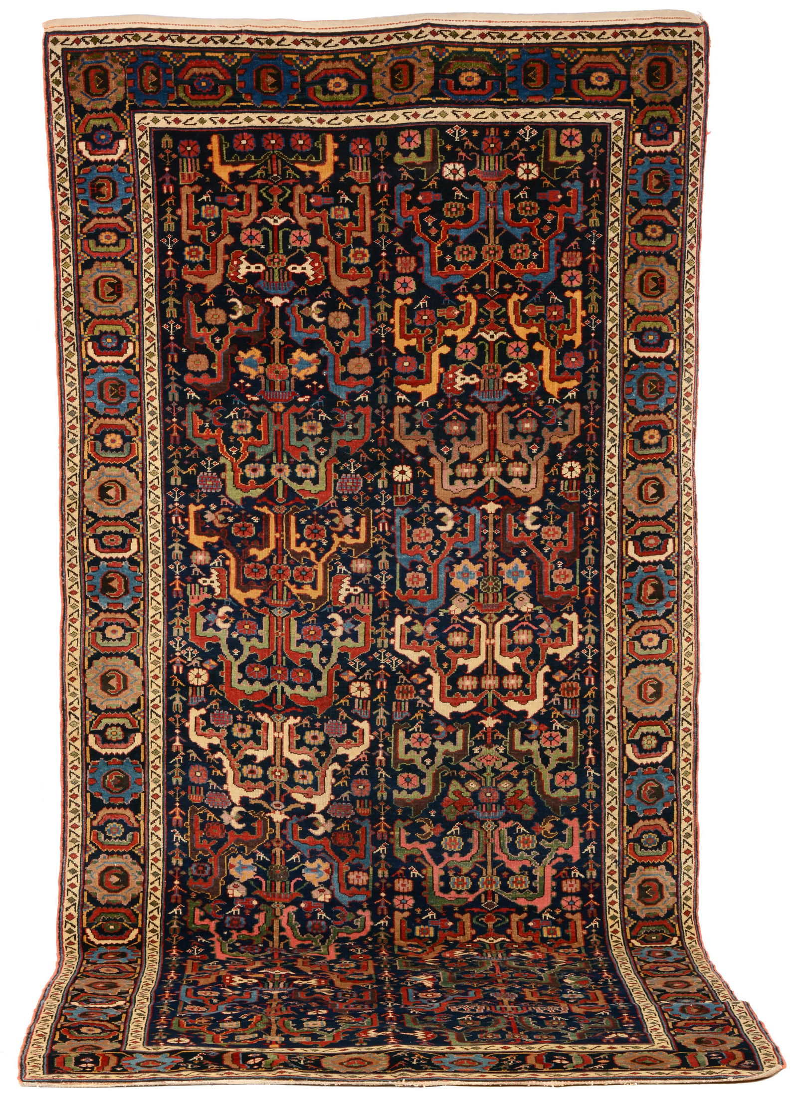 North West Persian Corridor Carpet, ca. 1900 11 ft. 4 in. x 5 ft. 4 in. Provenance: The George (1 of 11)