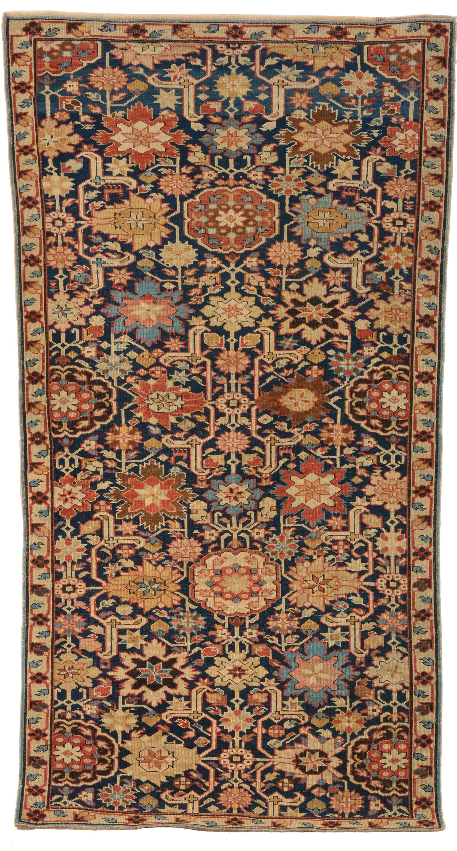 Kuba Rug, Caucasus, ca. 1850 5 ft. 10 in. x 3 ft. 1 in. Provenance: The George Gilmore collection. (1 of 3)