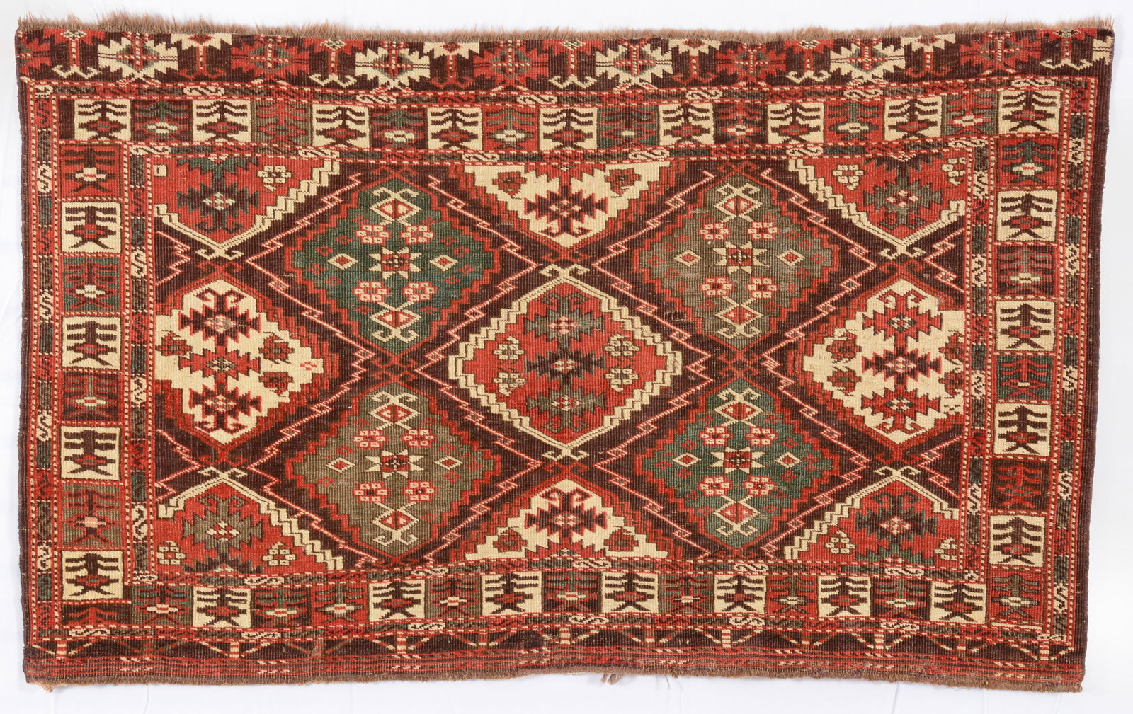 Chodor Chuval, Turkestan, ca. 1875 4 ft. 2 in. x 2 ft. 7 in. Provenance: The George Gilmore (1 of 4)
