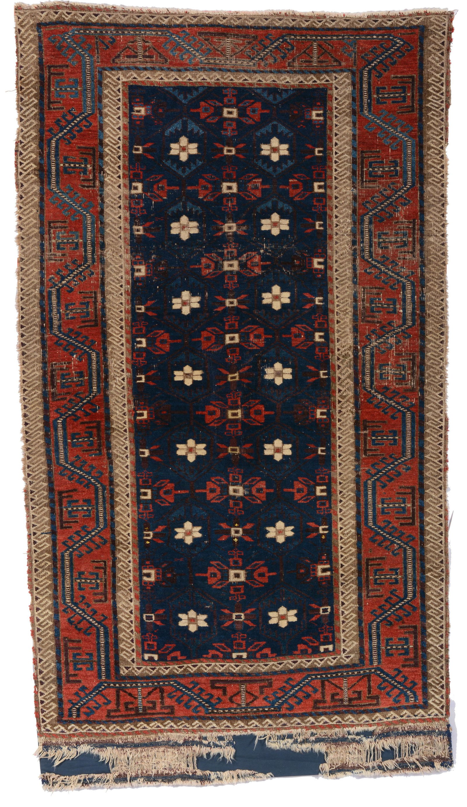 Belouch Rug, Afghanistan, ca. 1875 6 ft. 3 in. x 3 ft. 5 in. Provenance: The George Gilmore (1 of 6)
