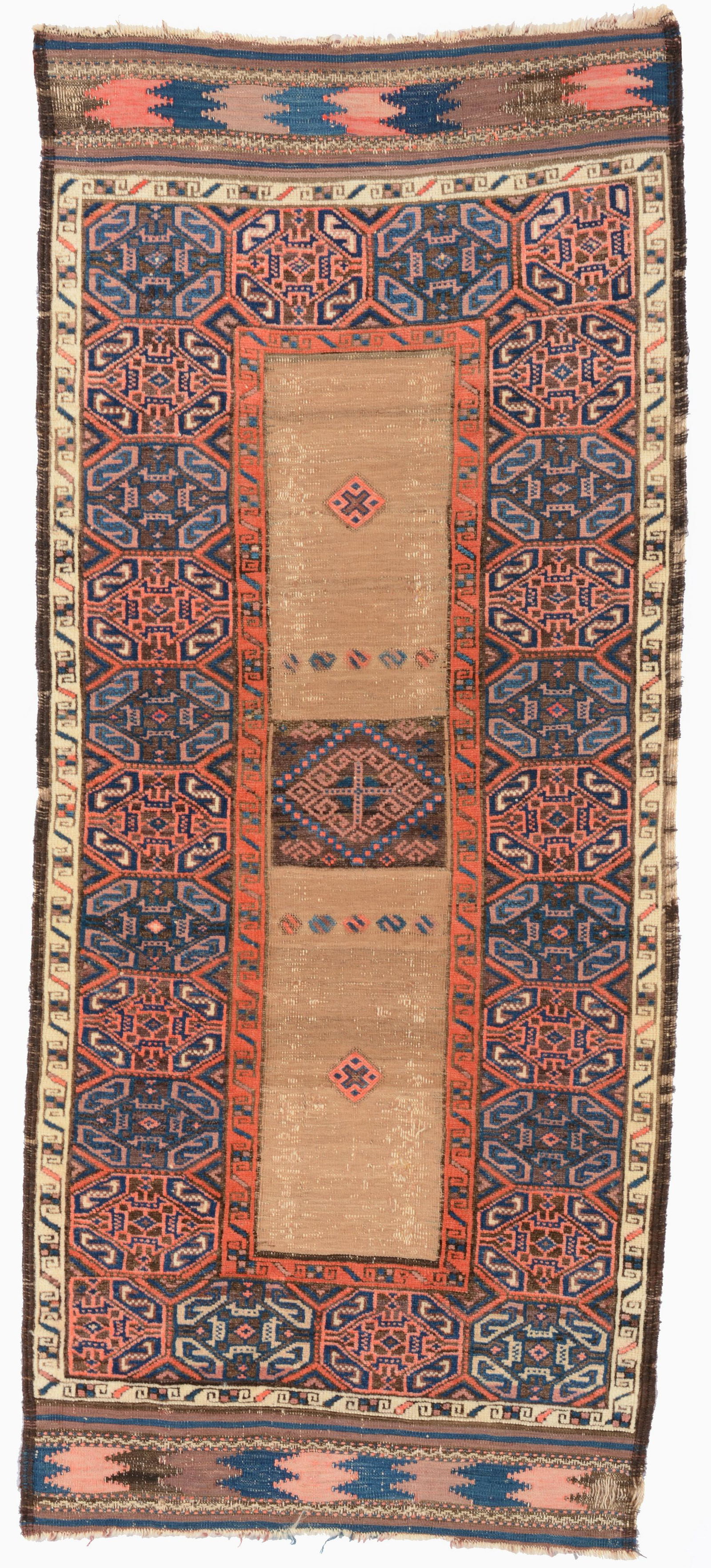 Belouch Safra, Turkestan, ca. 1900 5 ft. 1 in. x 2 ft. 3 in. Provenance: The George Gilmore (1 of 3)
