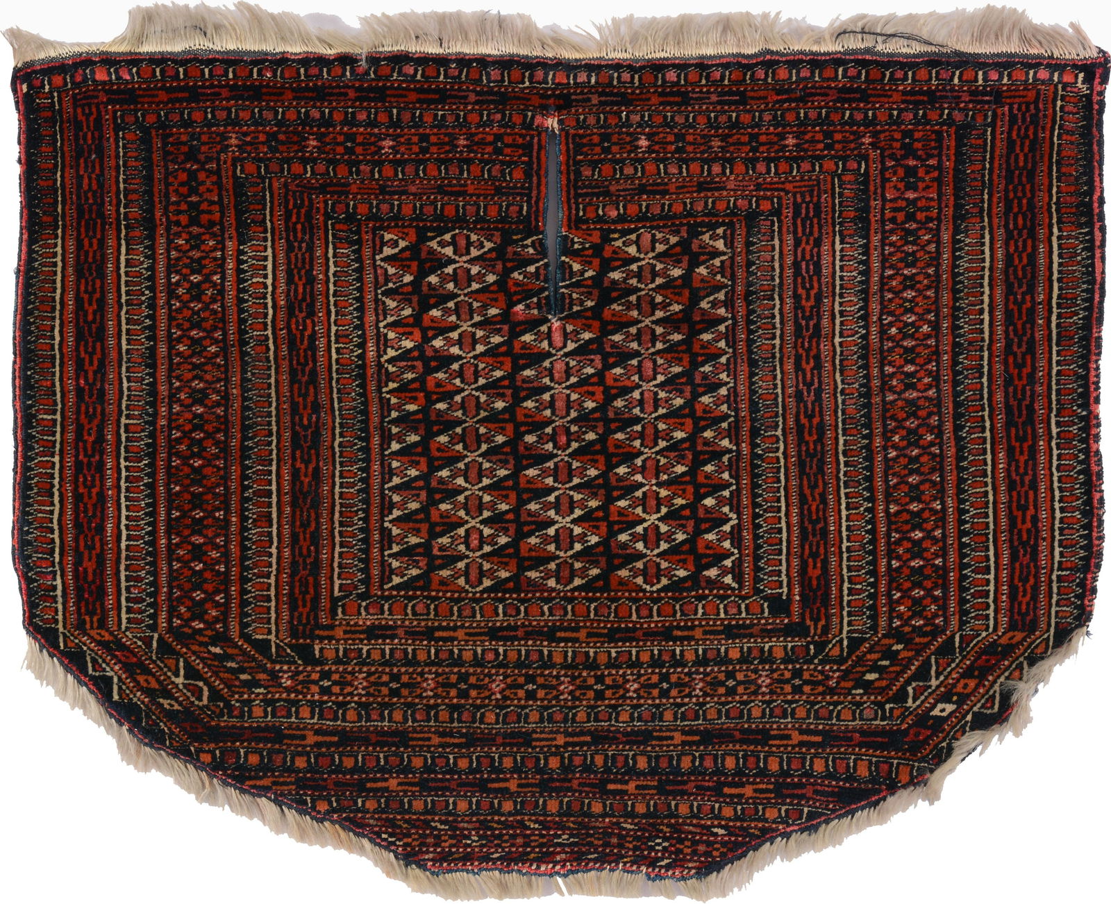 Turkoman Bridal Saddle ca. 1900 1 ft. 8 in. x 2 ft. 3 in. (1 of 3)