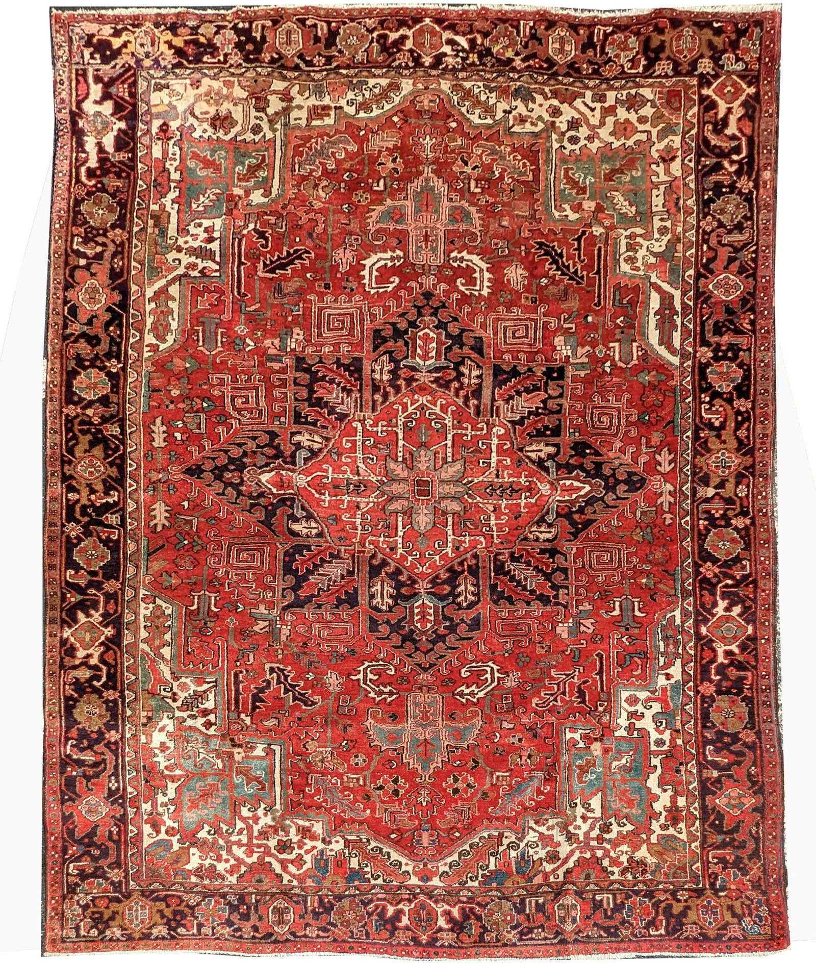 Gorevan carpet, Persia, ca. 1925. 11 ft. 5 in. x 8 ft. 8 in. (1 of 4)