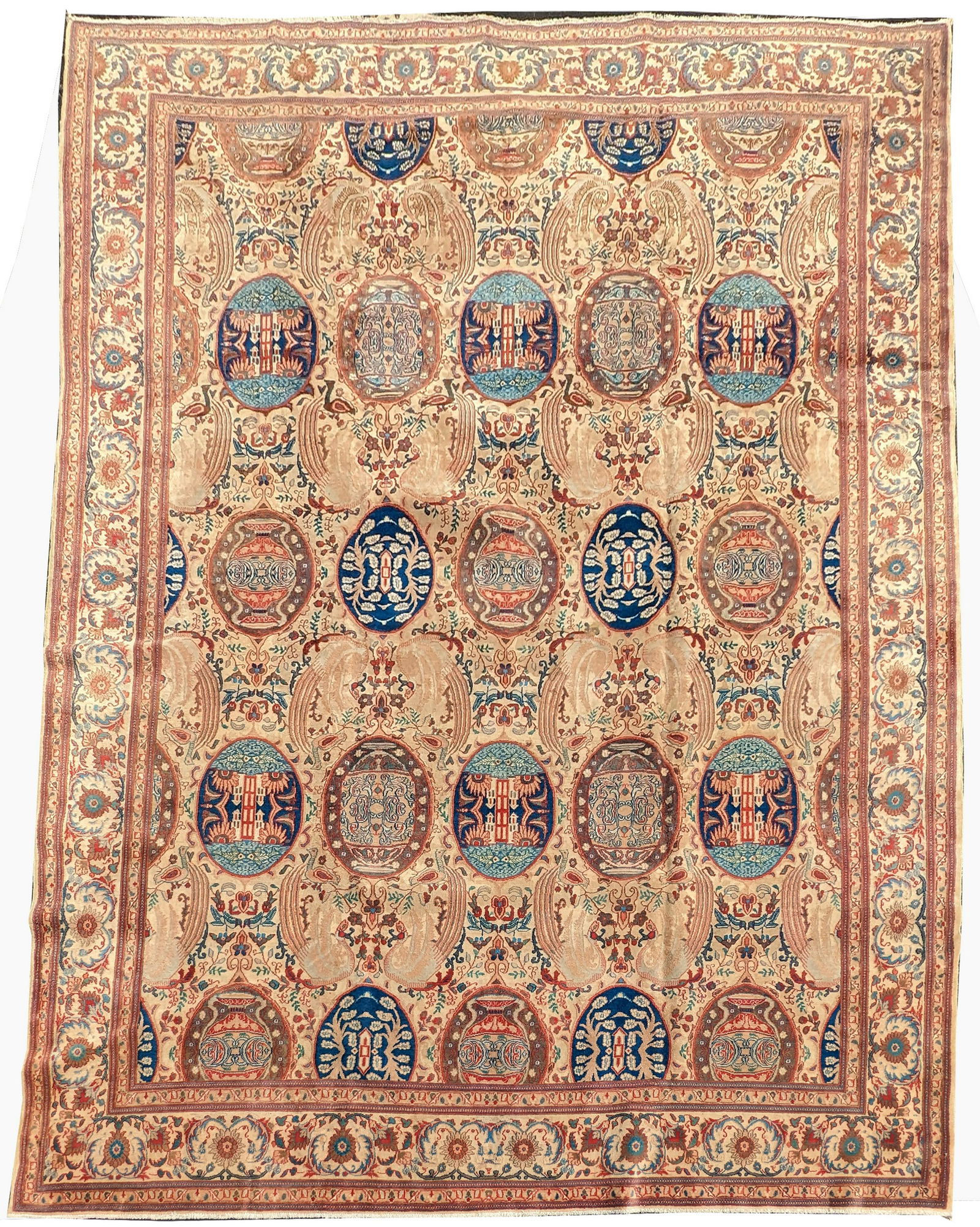 Bidjar Mashan large roomsize carpet. 10' 3" x 12' 11". (1 of 4)
