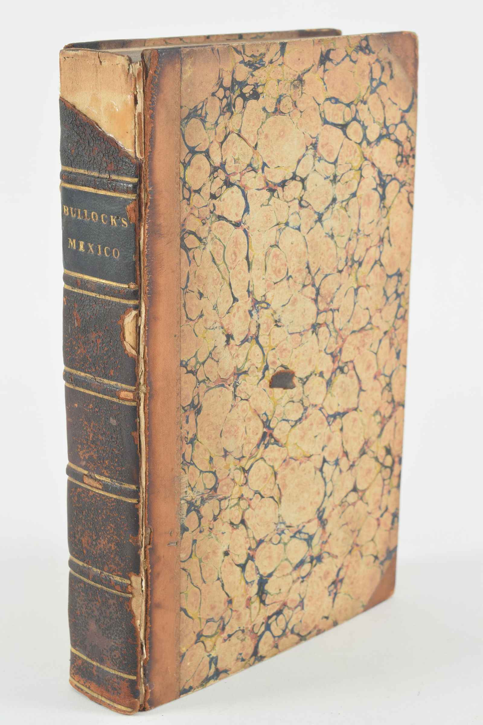 William Bullock. Six Months' Residence and Travels in Mexico. London: John Murray, 1824. First: William Bullock. Six Months' Residence and Travels in Mexico. London: John Murray, 1824. First edition. Illustrated with single page and fold out plates. To include panoramic frontispiece, colored pla