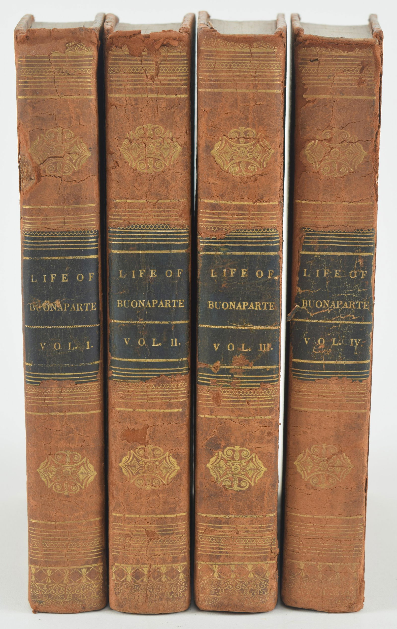 Willem Lodewyk Van-Ess. The Life of Napoleon Bonaparte, 4 vol. set. Philadelphia: John Binns, 1809. (1 of 5)