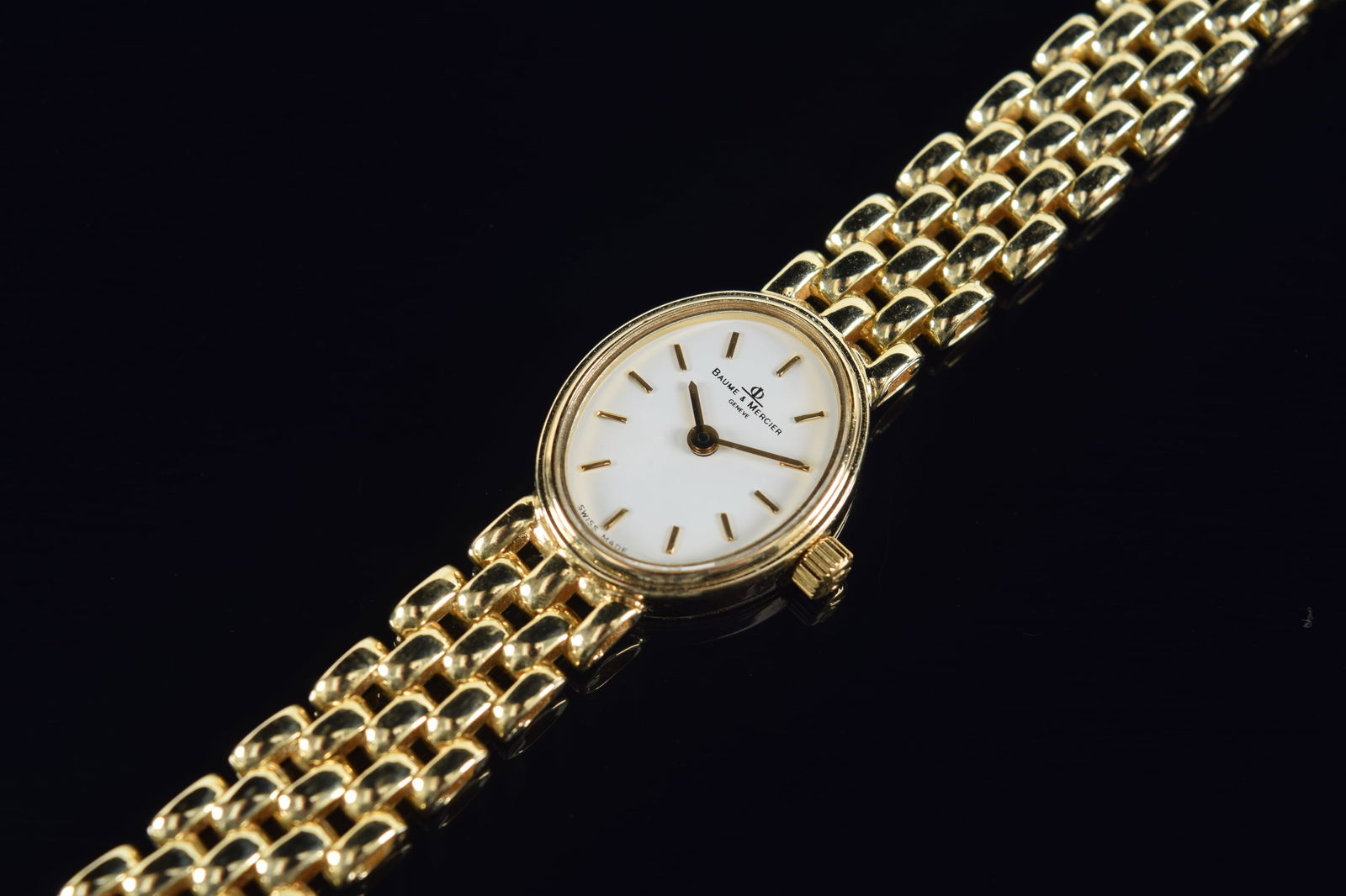 Baume mercier 14k gold ladies cheap watch