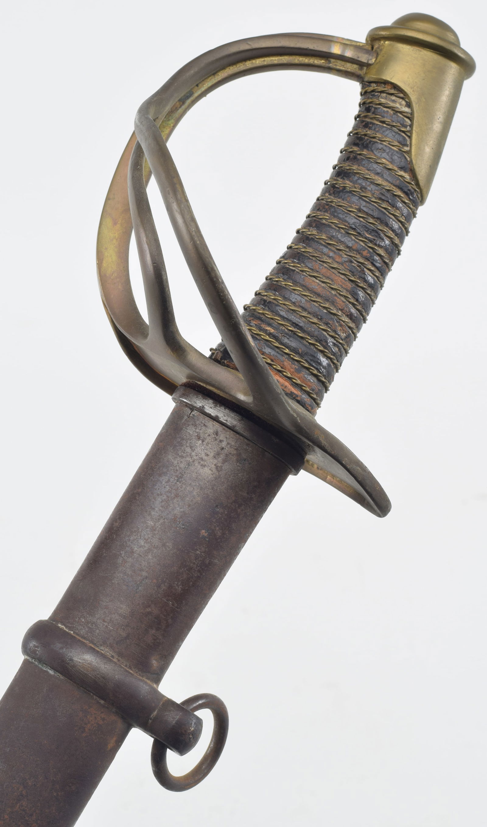 Civil War era Model 1860 U.S Sword. It is not maker stamped. Hilt is stamped "31" at the top edge of (1 of 9)