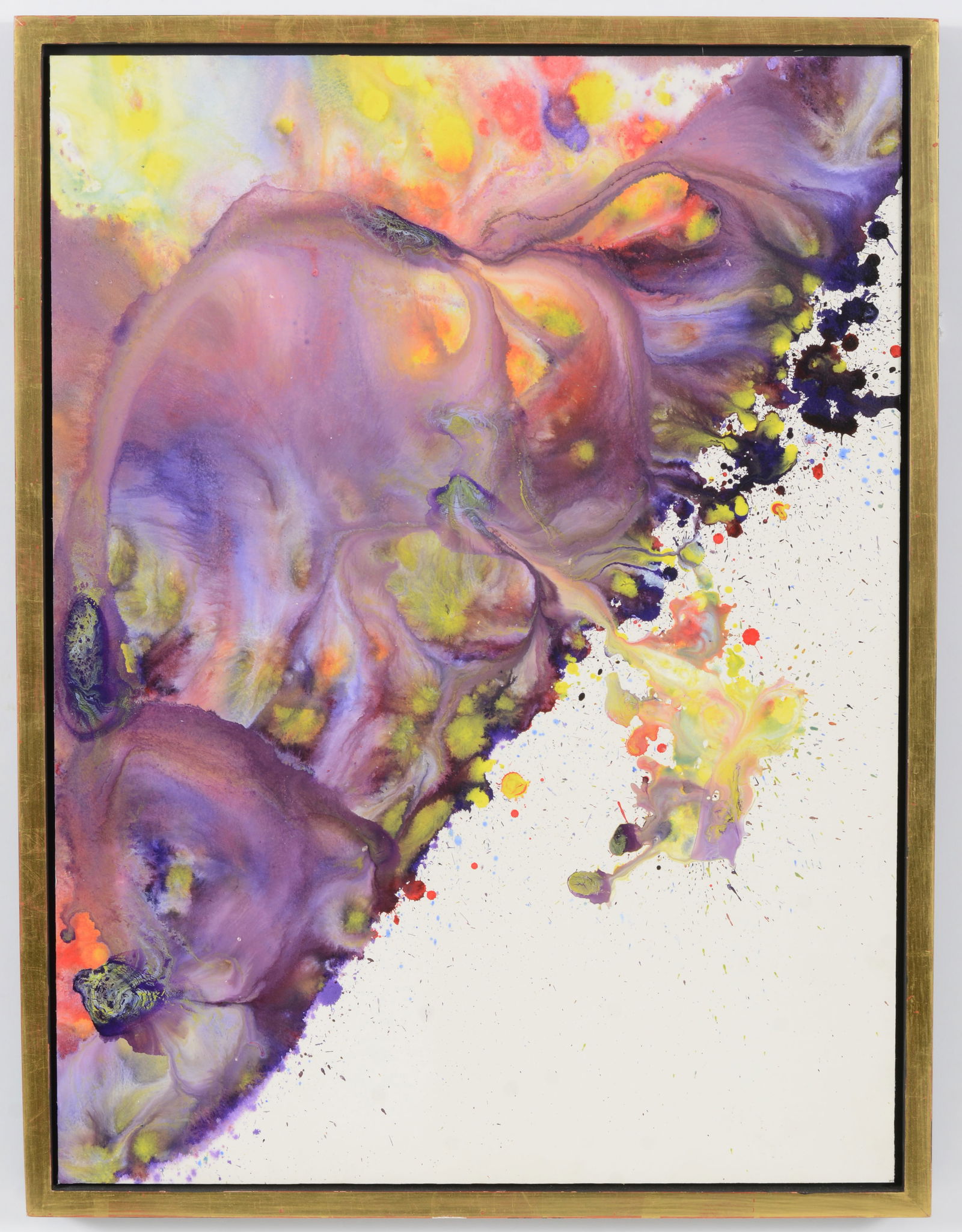 William H. Alpert. Abstract composition. Oil on board. Wade gallery exhibition label, Washington D.C (1 of 6)