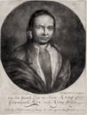 On Nee Yeath Tow No Riow. Original 1710 mezzotint by John Faber the Elder. Portrait of American